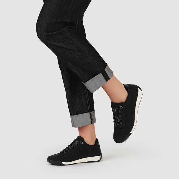 Pavers Foam-Soled Trainers - Black