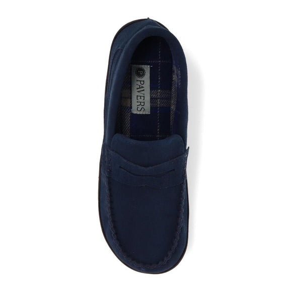 Pavers Full Penny Slippers - Navy