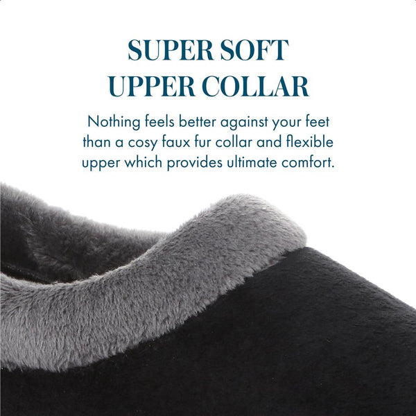 Pavers Full Slipper - Black