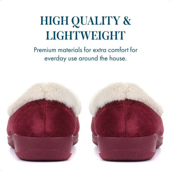 Pavers Full Slipper - Burgundy