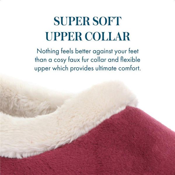 Pavers Full Slipper - Burgundy