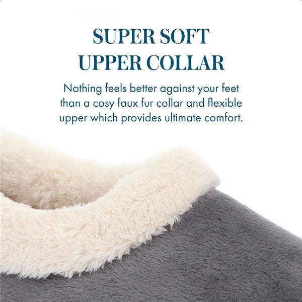 Pavers Full Slipper - Grey