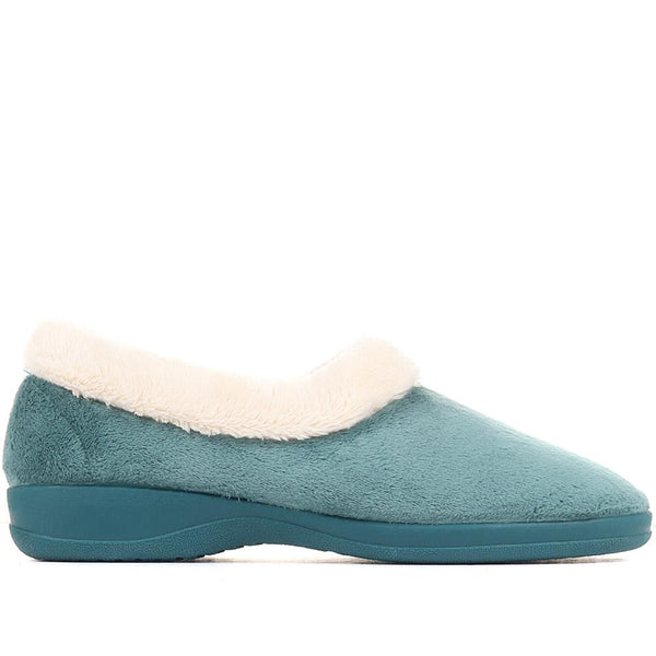 pavers Full Slipper - Teal
