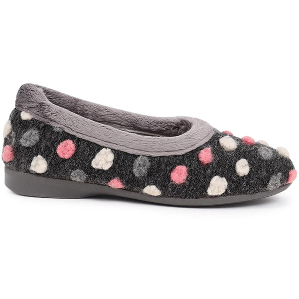 pavers Full Slippers - Dark Grey Multi