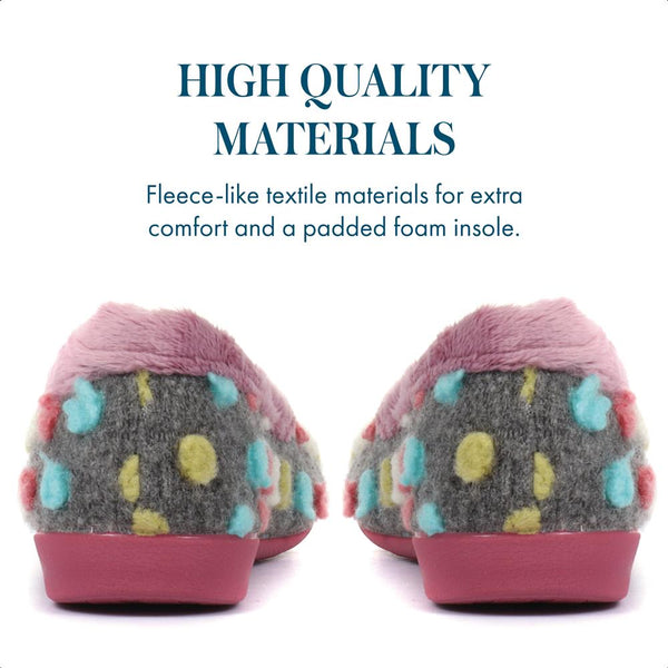 Pavers Full Slippers - Grey Multi