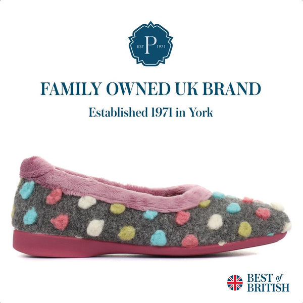 pavers Full Slippers - Grey Multi