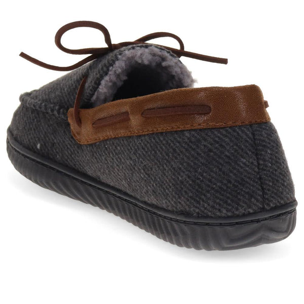 Pavers Fur-Lined Slippers - Grey