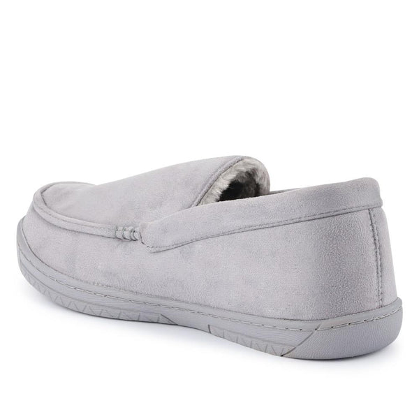 Pavers Fur-Lined Slippers - Grey