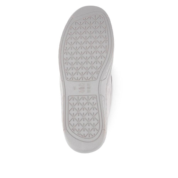 Pavers Fur-Lined Slippers - Grey