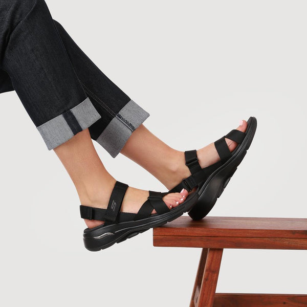 Pavers Go Arch Sandals -Attract - Black