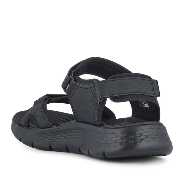 Pavers GO WALK Flex Sandals - Black-Black