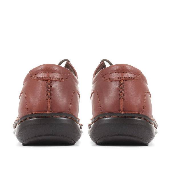 Pavers Handmade Leather Shoes - Tan