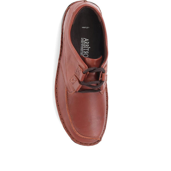 Pavers Handmade Leather Shoes - Tan