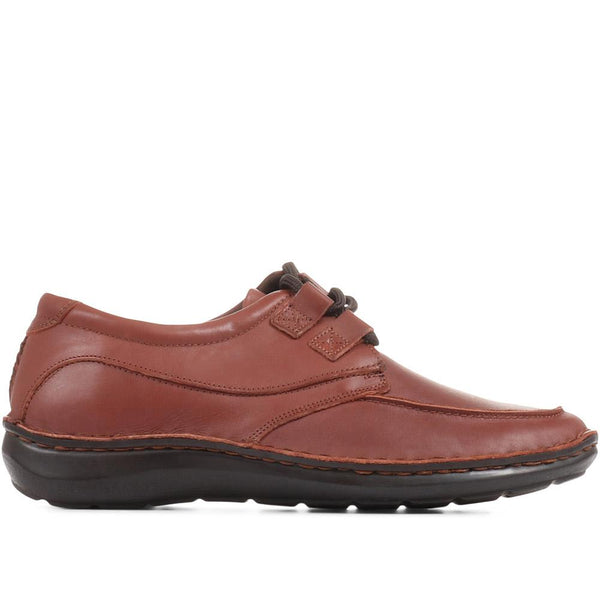 pavers Handmade Leather Shoes - Tan