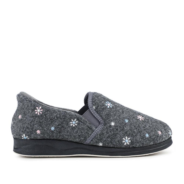 pavers Just Step In Memory Foam Slippers - Grey