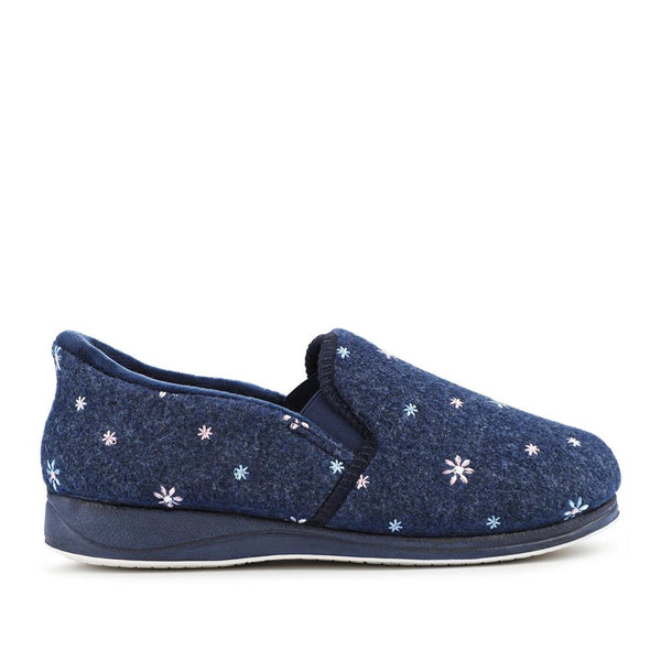 pavers Just Step In Memory Foam Slippers - Navy