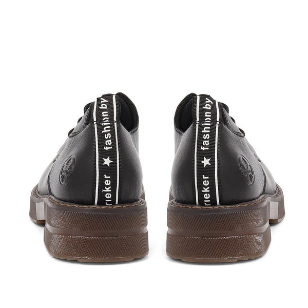 Pavers Lace Up Brogues - Black