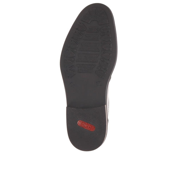 Pavers Lace-Up Leather Brogues - Black