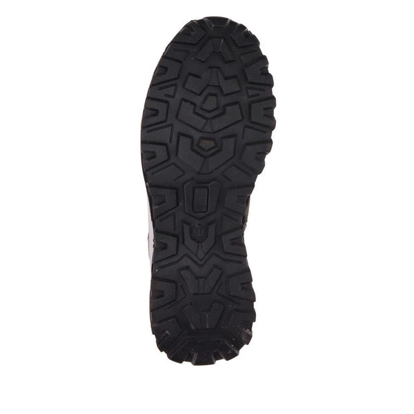 Pavers Lace-Up Leather Walking Boots - Black