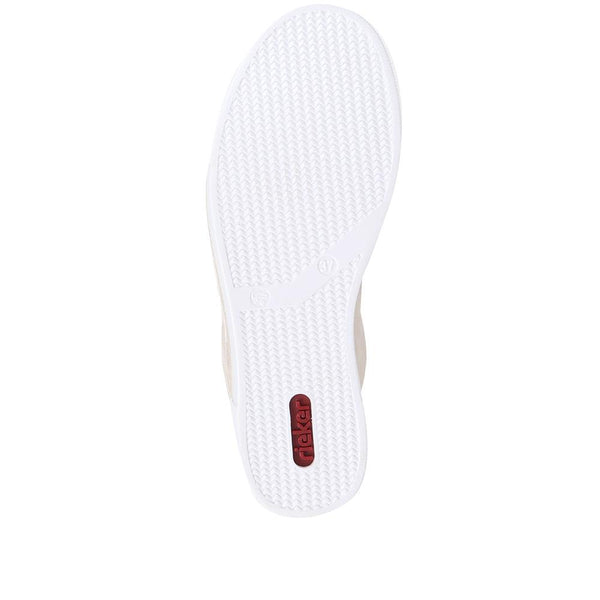 Pavers Lace-Up Platform Trainers - Metallic