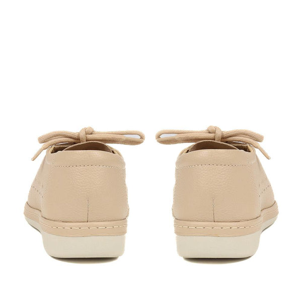 Pavers Lace-Up Sandal - Beige
