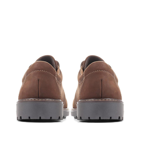 Pavers Lace-Up Shoes - Tan