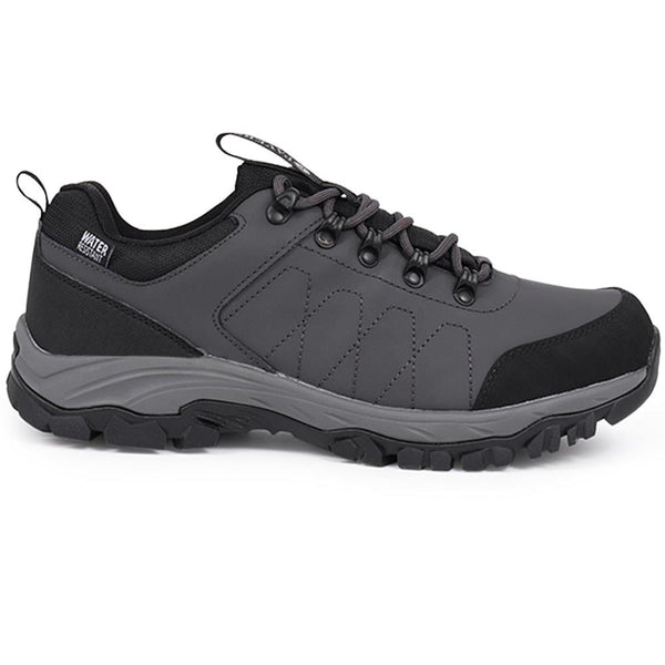 pavers Lace-Up Trainers - Charcoal