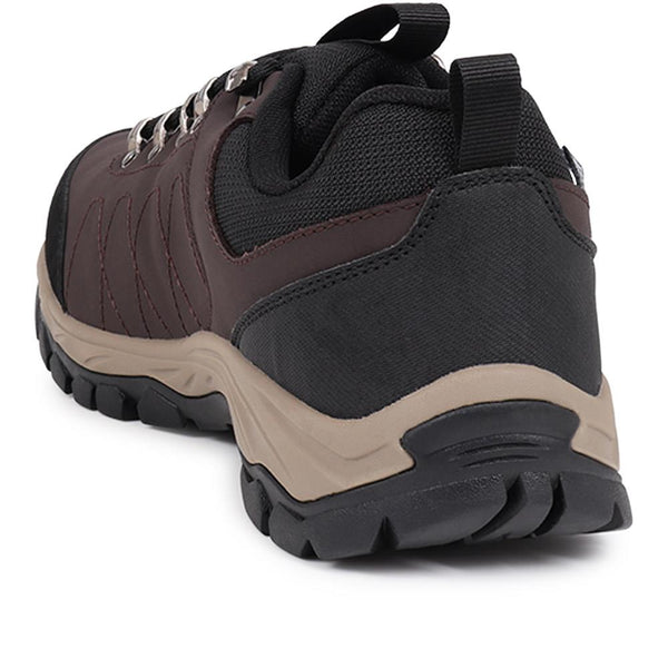 Pavers Lace-Up Trainers - Dark Brown
