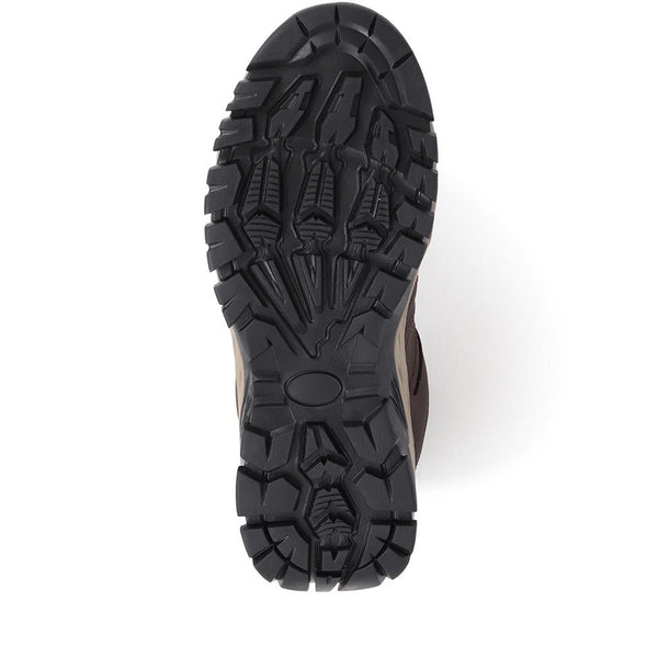 Pavers Lace-Up Trainers - Dark Brown