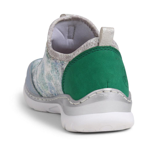 Pavers Lace-Up Trainers - Light Blue