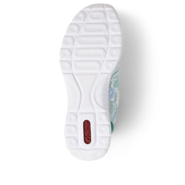 Pavers Lace-Up Trainers - Light Blue