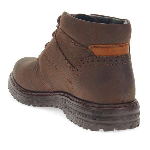 Pavers Leather Ankle Boots - Brown