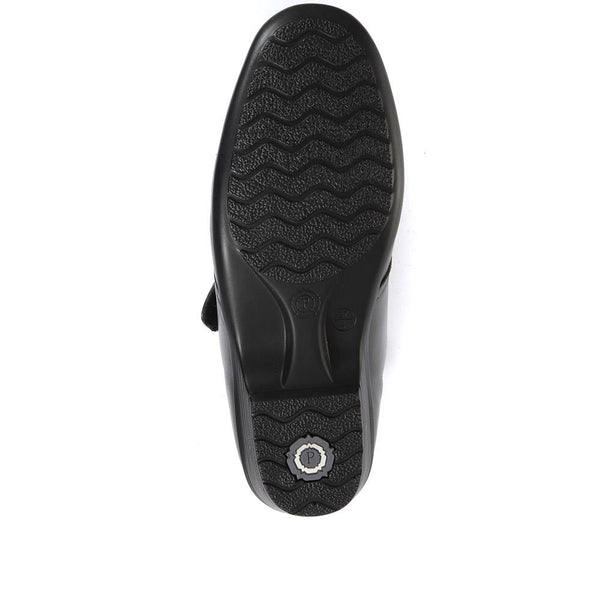 Pavers Leather Ankle Boots - Grey