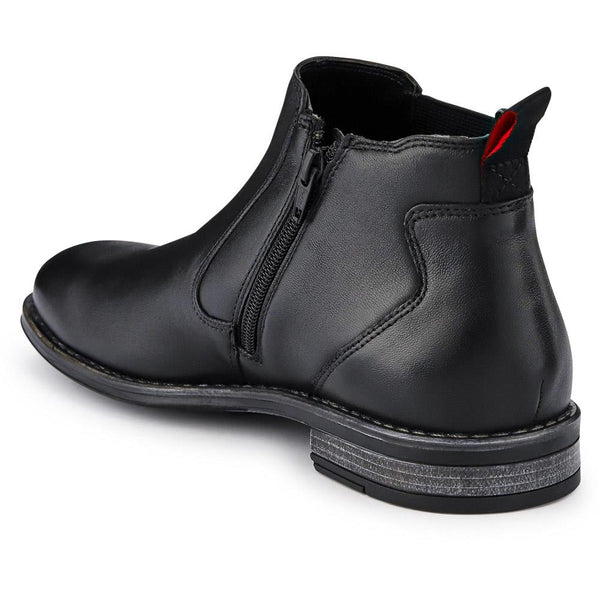 Pavers Leather Chelsea Boots - Black