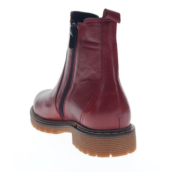 Pavers Leather Chelsea Boots - Burgundy