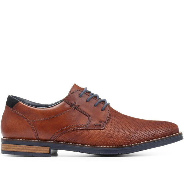 pavers Leather Derby Shoe - Brown