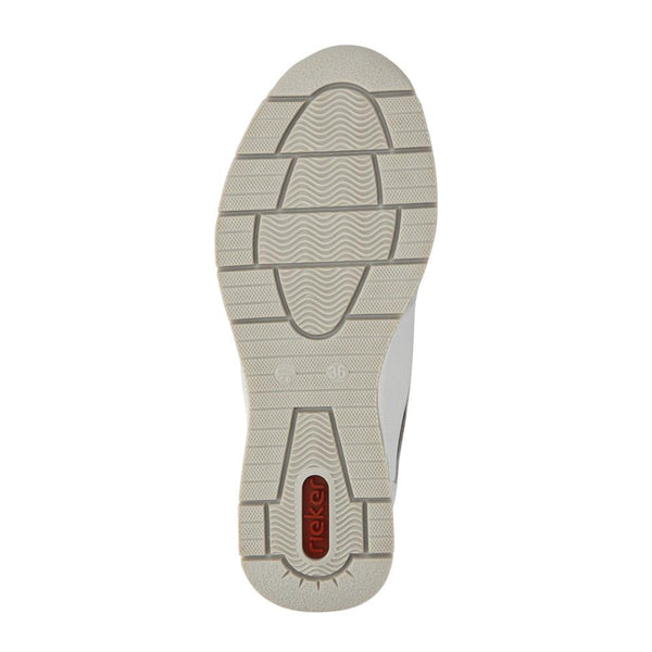 Pavers Leather Dual-Fastening Trainers - White