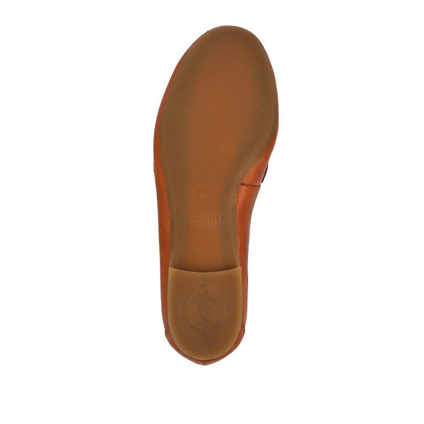 Pavers Leather Heeled Loafers - Tan
