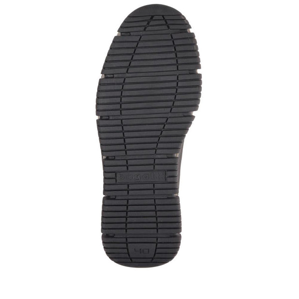 Pavers Leather Lace-Up Boots - Navy-Grey