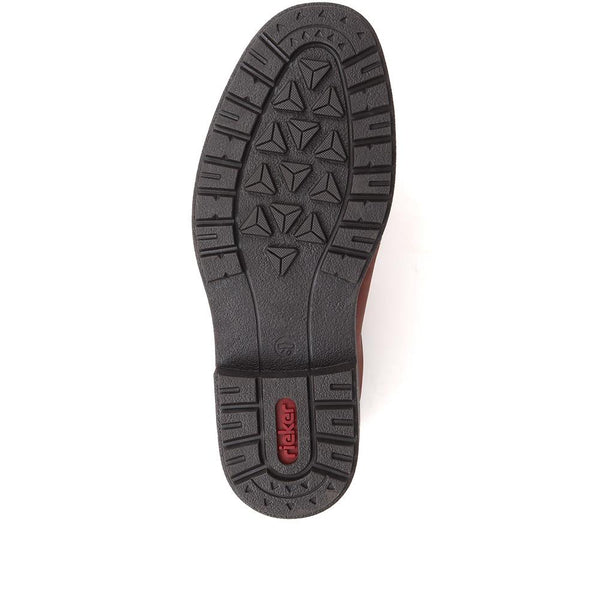 Pavers Leather Lace-Up Shoes - Tan