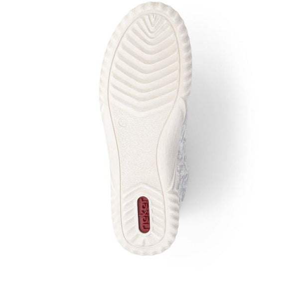 Pavers Leather Lace-Up Trainers - Beige