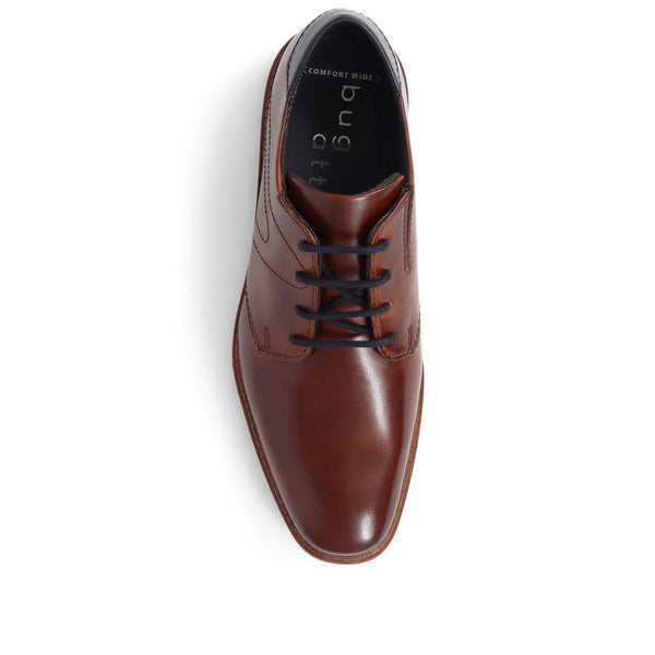 Pavers Leather Lace-Ups - Cognac