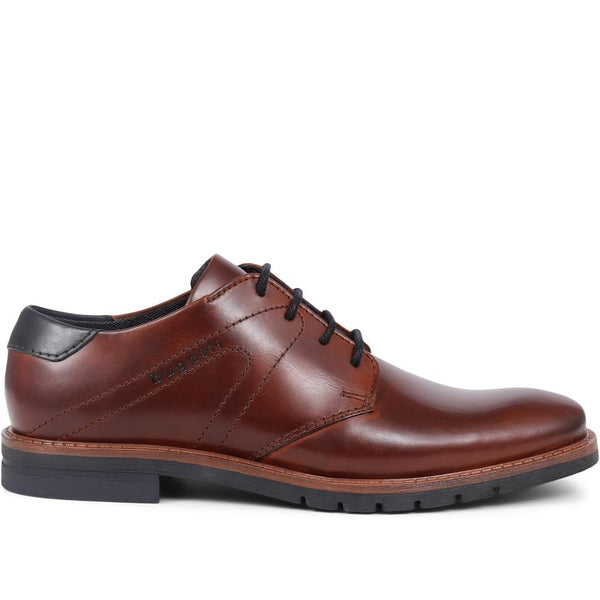 pavers Leather Lace-Ups - Cognac