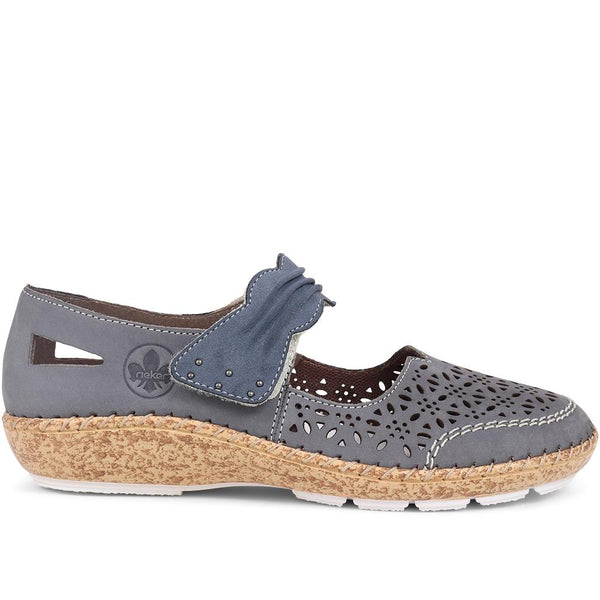 pavers Leather Mary Janes - Blue