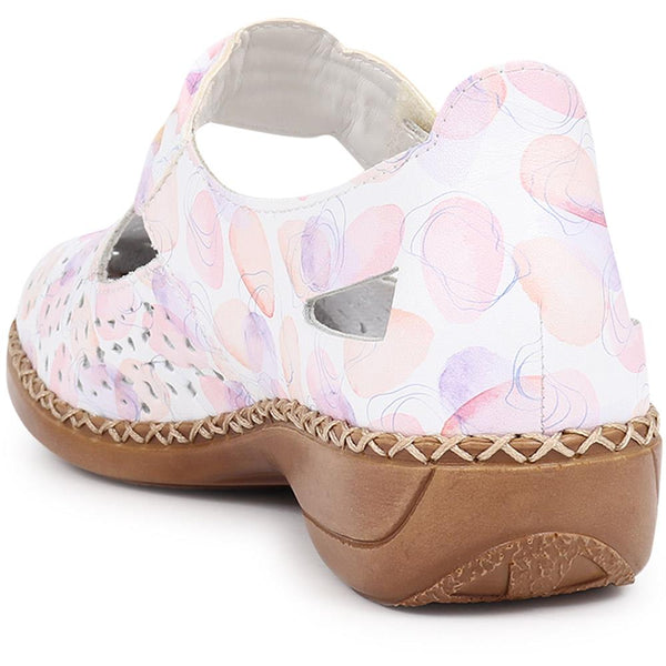 Pavers Leather Mary Janes - Cream