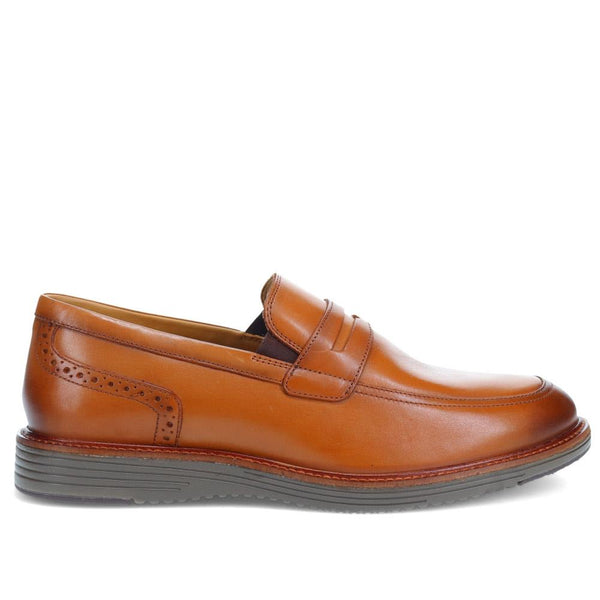 pavers Leather Penny Slip-On Shoes - Tan