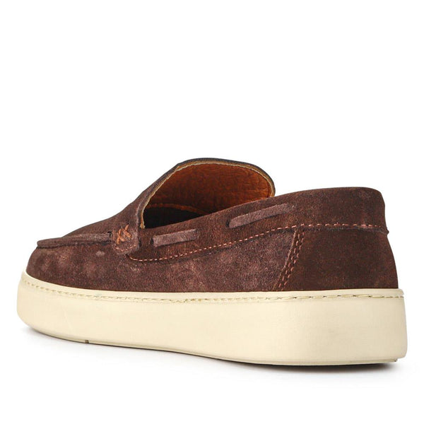 Pavers Leather Slip-On Shoes - Brown
