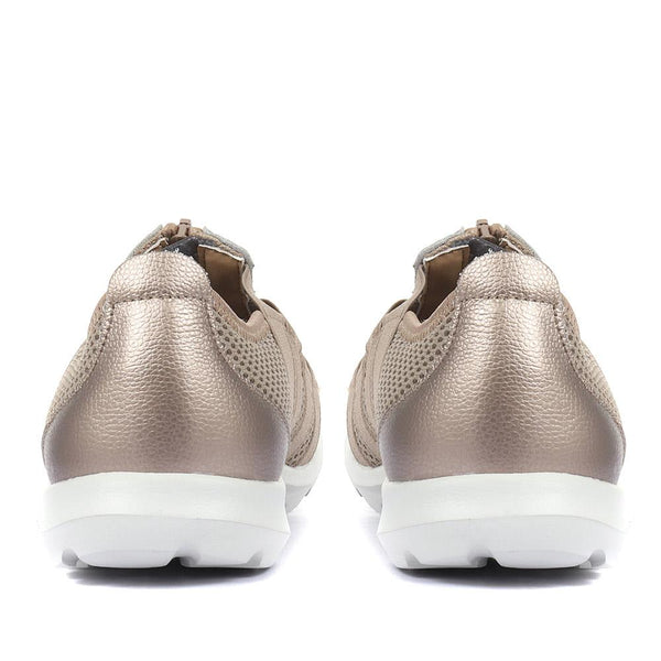 Pavers Leather Slip-On Shoes - Pewter