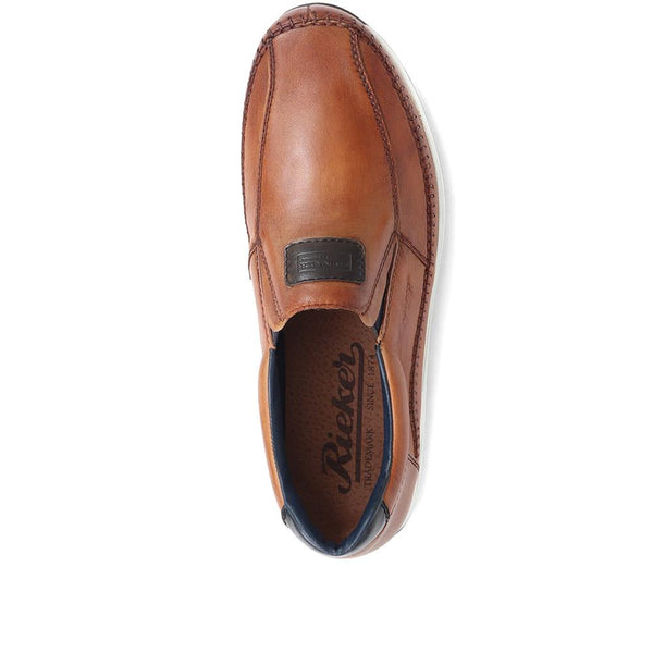 Pavers Leather Slip-On Shoes - Tan