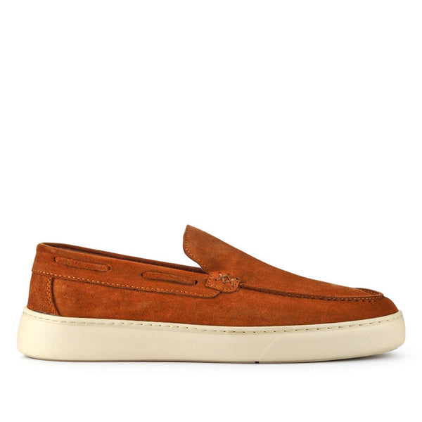 pavers Leather Slip-On Shoes - Tan